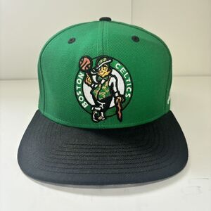 Boston Celtics Adidas Hat SnapBack Flat Brim Adjustable Lucky The Leprechaun NBA